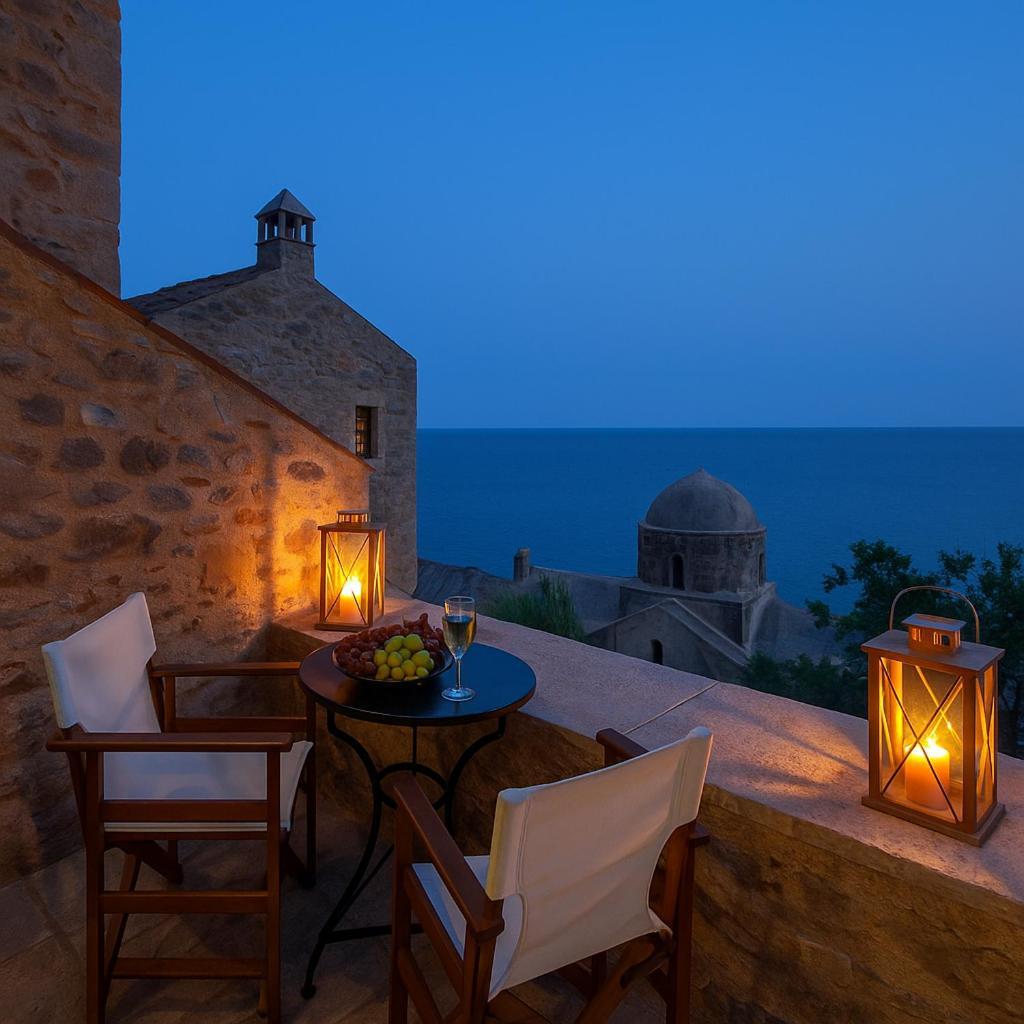 Pablito House-Seaview Monemvasia Nests Buitenkant foto